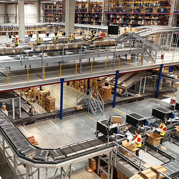 Cross Tray Sorter automated sorting system